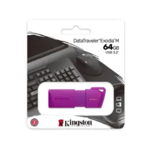 Pendrive Exodia M Morado 64GB Kingston