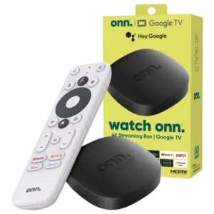 Watch onn. 4k Streaming Box| Google TV