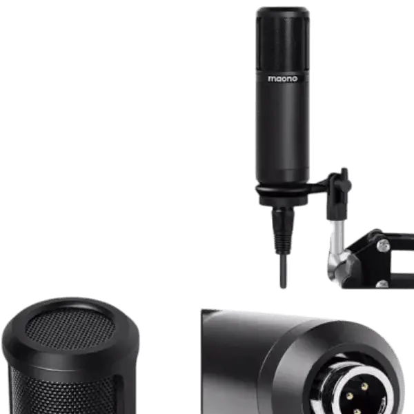 Maono Micrófono Condensador Cardoid Multipropósito Studio AU-PM320