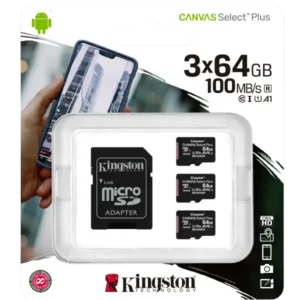 MicroSD Kingston 3x64gb