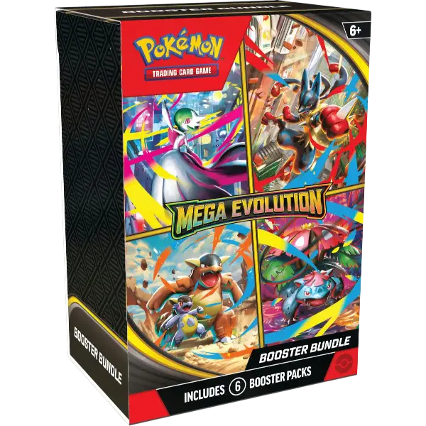 Pokémon Mazo( cada mazo contiene 6 sobres y cada sobre 10 láminas) MegaEvolución Original (en español)-Game Over Chile.cl