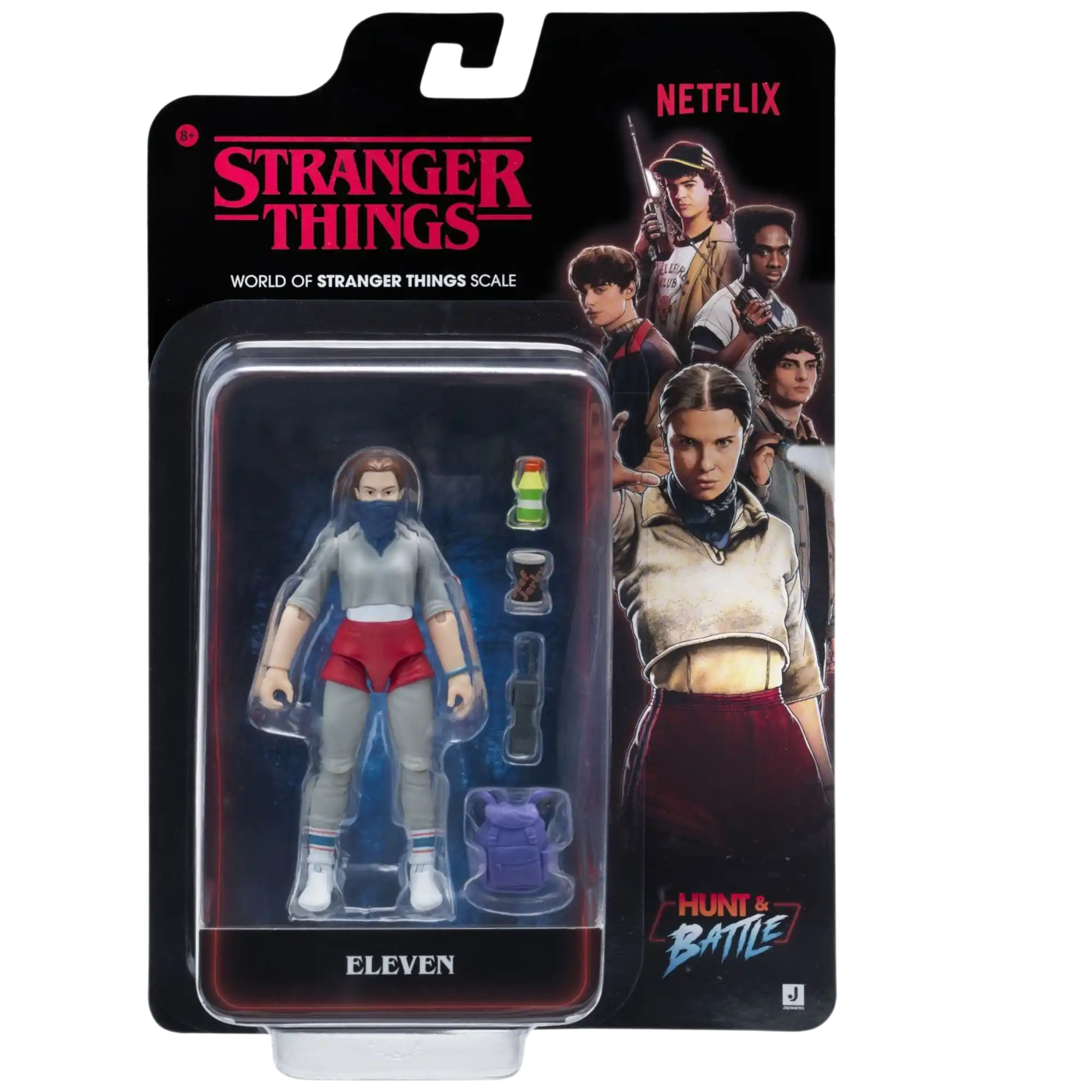 Eleven Stranger Things Netflix-World of S.T. Scale Articulada Original-Game Over Chile.cl