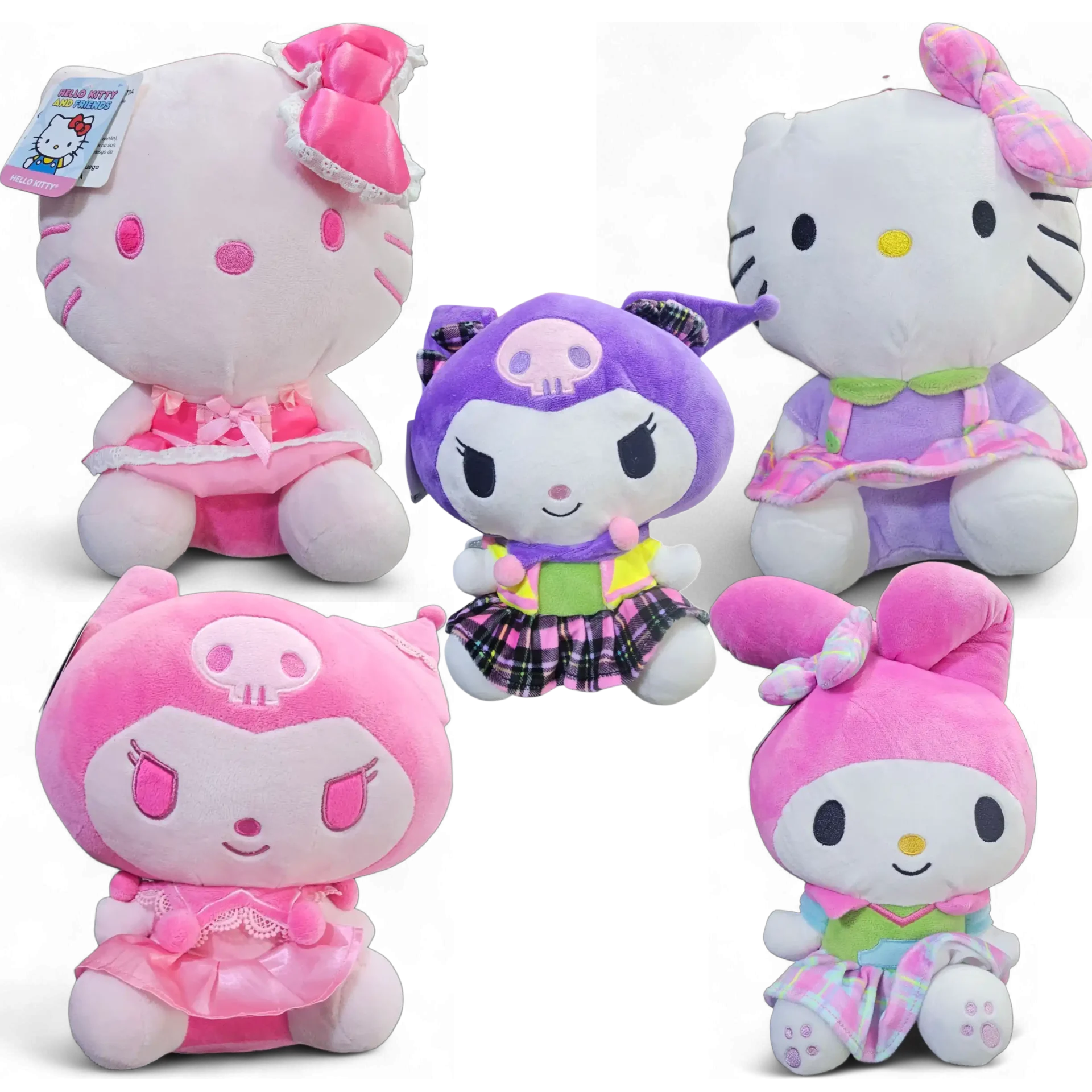 Peluche Hello Kitty 30cm (Hello Kitty - Kuromi - My Melody) Original Sanrio - Game Over Chile.cl