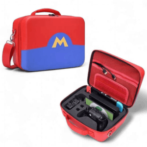 Maleta-Estuche Duro Mario Nintendo Switch (Oled o Clásica,Adaptable a ns2)-Game Over Chile.cl