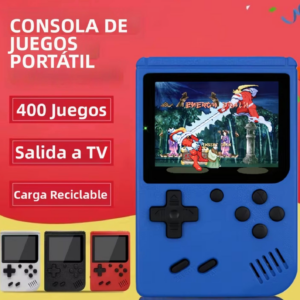 Game Box Plus Single Pórtatil (con conexión a tv, 400 Juegos NES)-Game Over Chile.cl