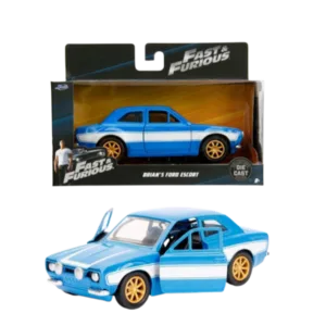 Brians Ford Escort Fast & Furious Die Cast 1:32 Jada - Game Over Chile.cl