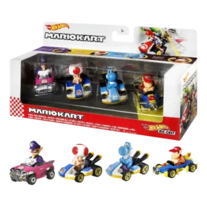 Mario Kart (set de 4 autos) Hot Wheels - Game Over Chile.cl