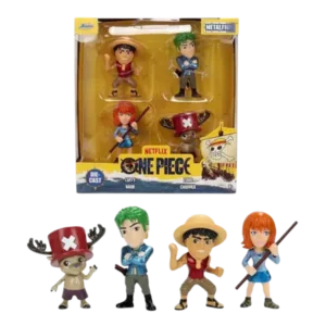 One Piece Netflix Metalfics Jada Die Cast (set 4 piezas) - Game Over Chile.cl