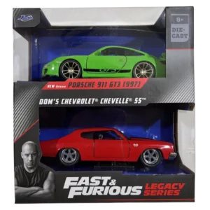 Legacy Series Collection Porshe 911 GT3 1997/Checrolet Chevelle 55 Jada - Game Over Chile.cl